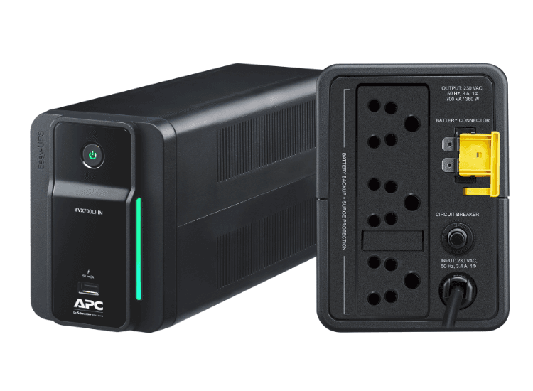 APC Easy UPS 2200VA 230V AVR IEC Sockets BVX2200LI 2